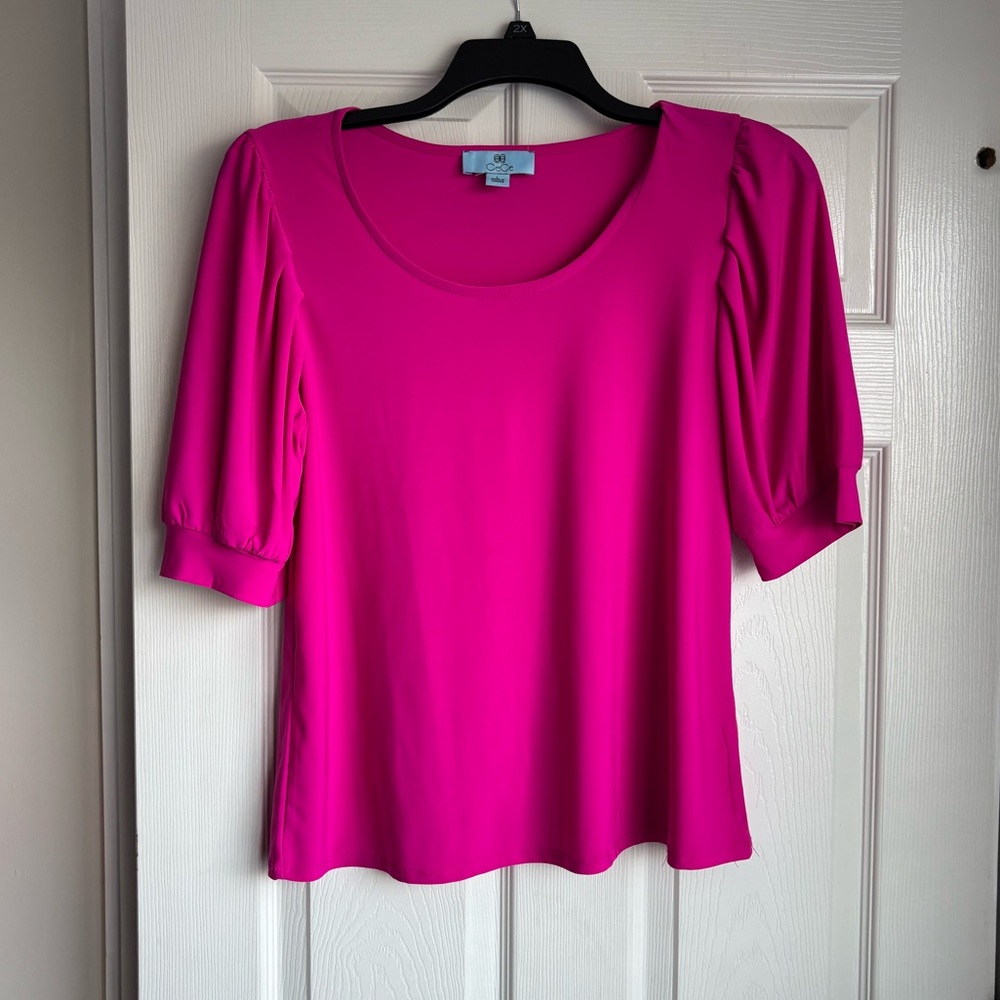CeCe Fuchsia Blouse